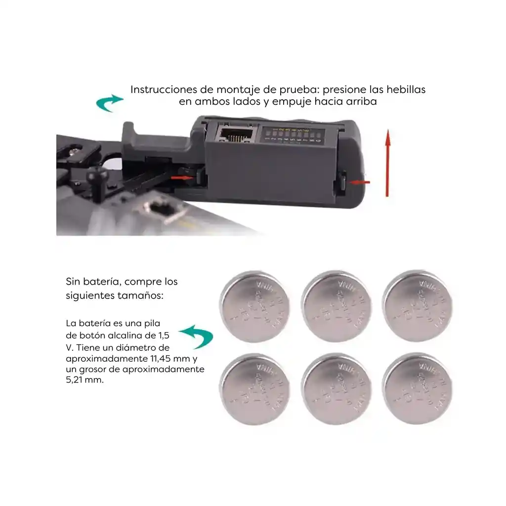 Tester Ponchadora Cable Rj45