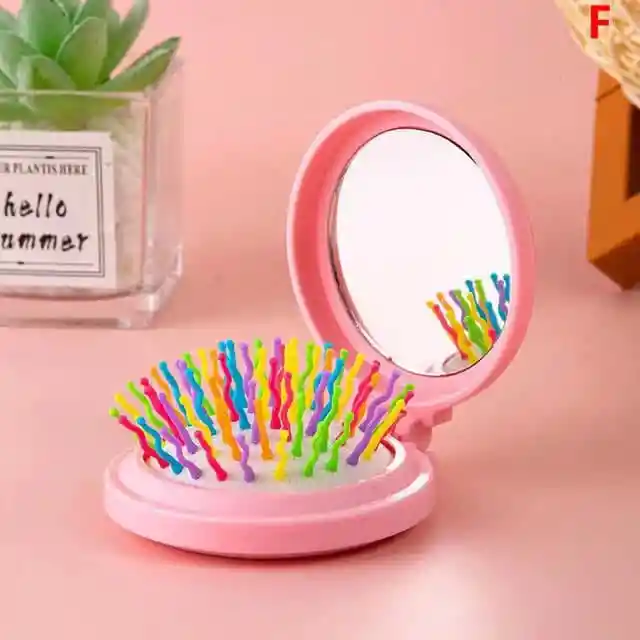 Cepillo Con Espejo Pequeño Para Bolso Surtido
