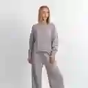 Conjunto Tejido- Talla L/xl Gris