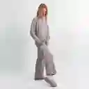 Conjunto Tejido- Talla L/xl Gris