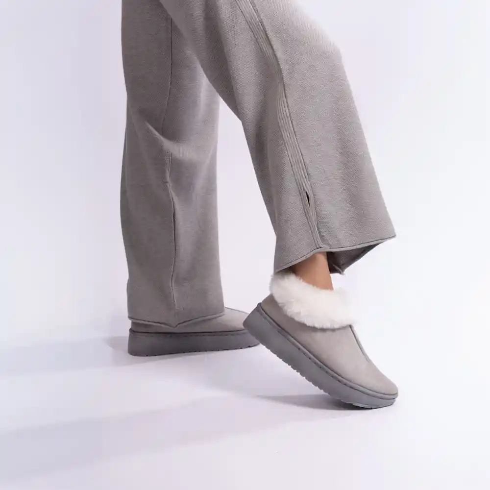 Conjunto Tejido- Talla L/xl Gris