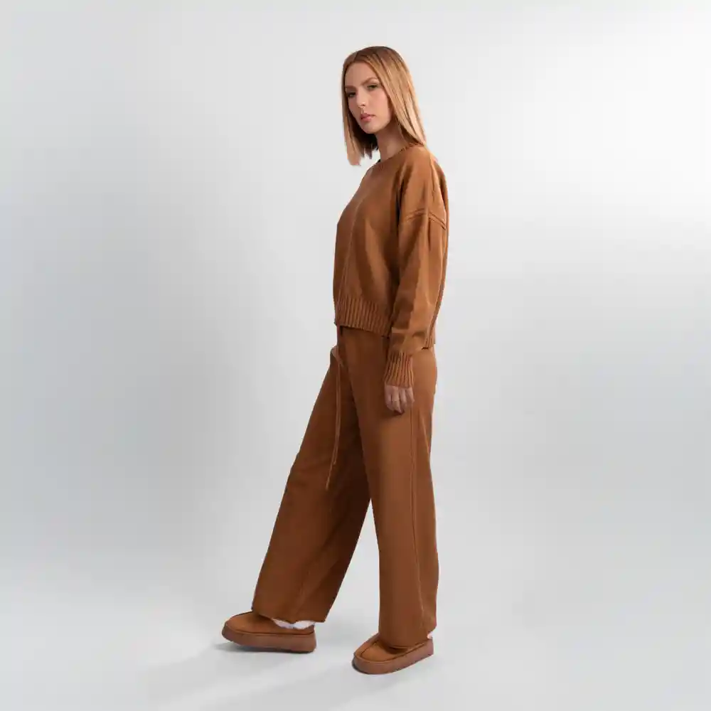 Conjunto Tejido- Talla L/xl Caramelo