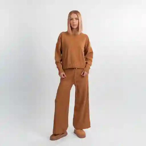 Conjunto Tejido- Talla L/xl Caramelo
