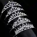 Diadema Metalizada Reina Princesa Brillante Fiestas Disfraz Corona Tiara