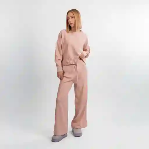 Conjunto Tejido- Talla L/xl Palo Rosa