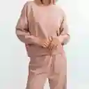 Conjunto Tejido- Talla S/m Palo Rosa