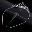 Diadema Metalizada Reina Princesa Brillante Fiestas Disfraz Corona Tiara