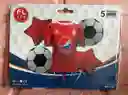 Bouquet De Globos Camiseta America Equipos X5 Piezas
