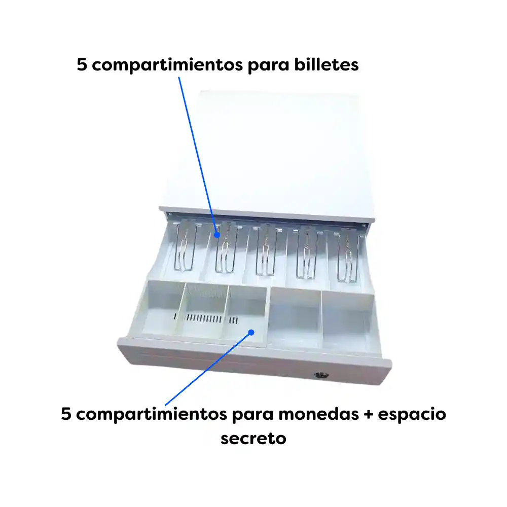 Cajón Monedero Blanco