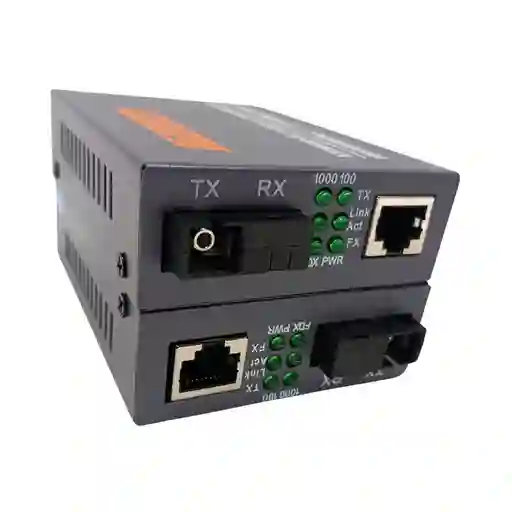 Convertidor De Medios Single-mode 10/100/1000m 20km