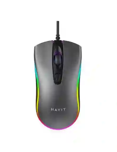Mouse Gamer Havit Ms72 Usb Alámbrico Con Iluminación Rgb 1200 Dpi.