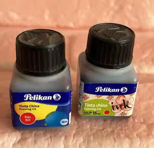 Tinta China Roja Pelikan 15ml