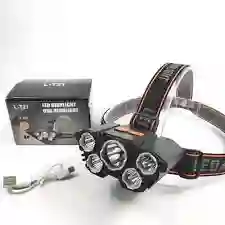 Linterna Minera Led De Cabeza 5 Led 5 Funciones