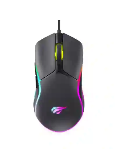 Mouse Gamer Havit Ms1029 Con Cable Usb Rgb 7 Botones Programables Y 7200 Dpi