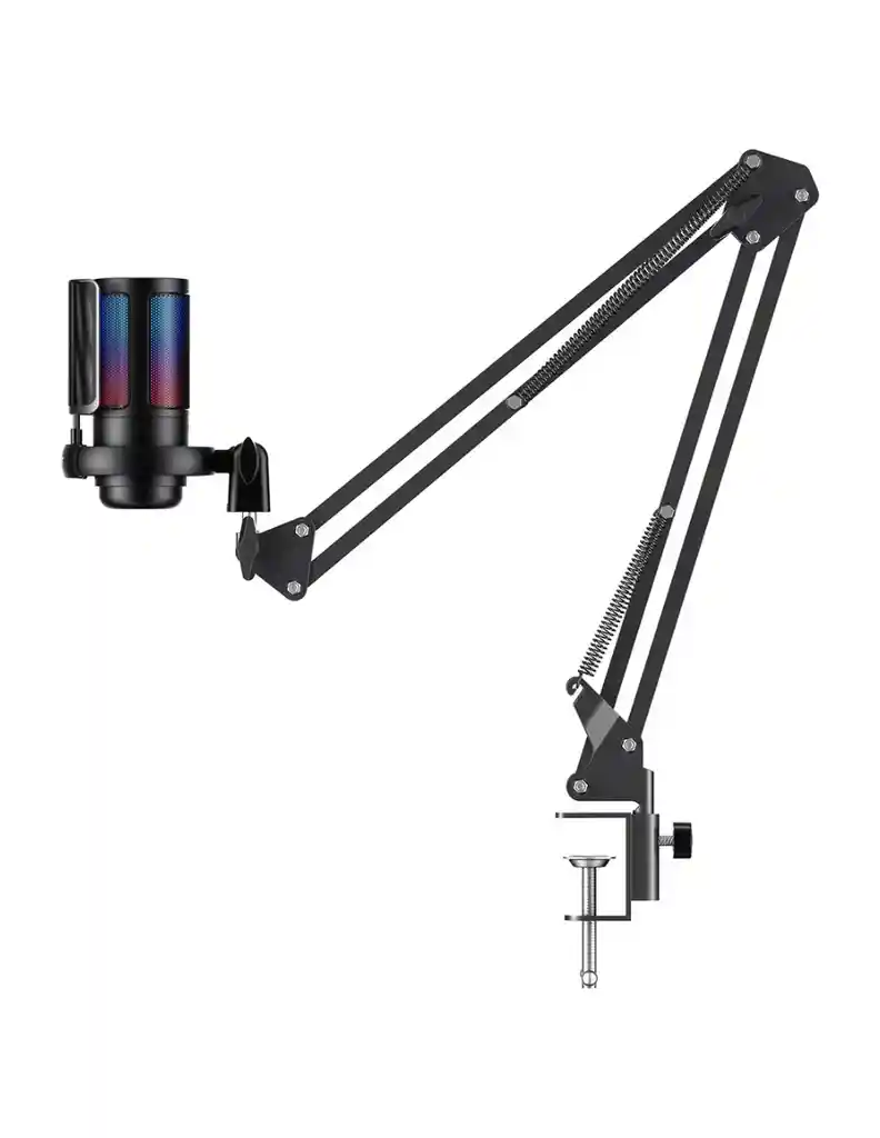 Micrófono Streaming Con Condensador Usb Havit Gk50 Pro Rgb