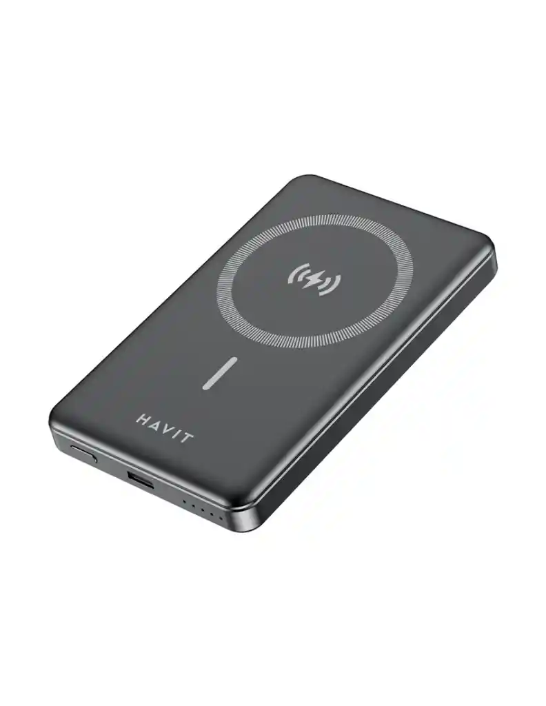 Power Bank Magnético Havit Pb5201 10,000mah Carga Inalámbrica Y 20w Pd