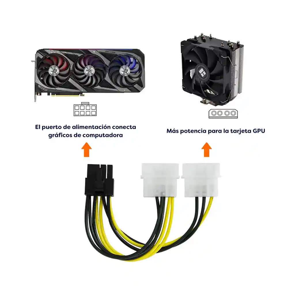 Cable Poder 4pin*2 A 8pin