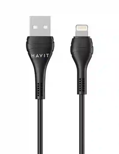 Cable De Carga Usb-a A Lightning Havit Cb6160 1m Negro