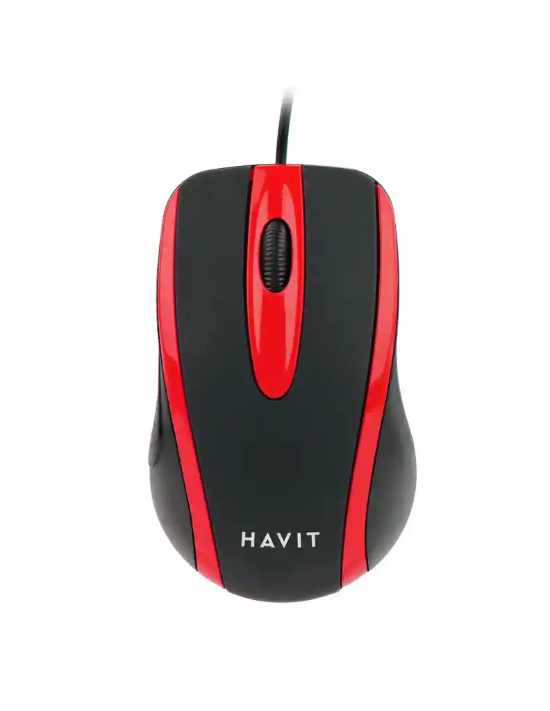 Mouse Óptico Havit Hv-ms753 Usb Alámbrico Mini Ergonómico Pc