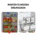 Contenedor Alimentos Nevera Organizador Con Cierre Hermético Y Filtro Escurridor 2.0 Litros