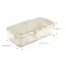 Contenedor Alimentos Nevera Organizador Con Cierre Hermético Y Filtro Escurridor 2.0 Litros