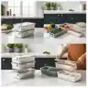 Contenedor Alimentos Nevera Organizador Con Cierre Hermético Y Filtro Escurridor 2.0 Litros