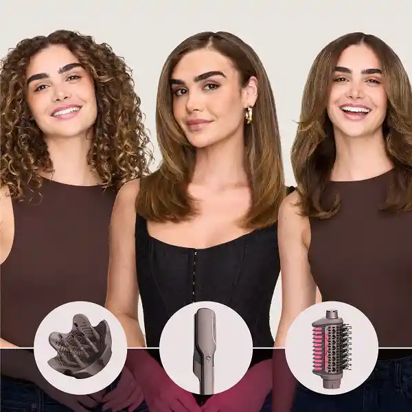 Multiestilizador Shark Flexfusion Cabello Rizado Y Ondulado Hd642s