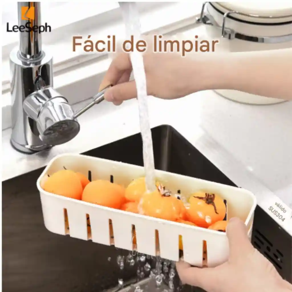 Contenedor Alimentos Nevera Organizador Con Compartimiento Doble Cierre Hermético Y Filtro Escurridor