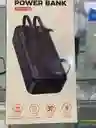 Potente Power Bank Rapido 30000mah, Ideal Para Viajes Y Oficina, Con Puertos Usb-a Y Usb-c, Display Led E Incluye Cables De Carga Rápida