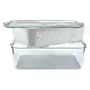 Contenedor Alimentos Nevera Organizador Hermético Y Filtro Escurridor 4.2 Lts