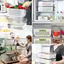 Contenedor Alimentos Nevera Organizador Hermético Y Filtro Escurridor 4.2 Lts