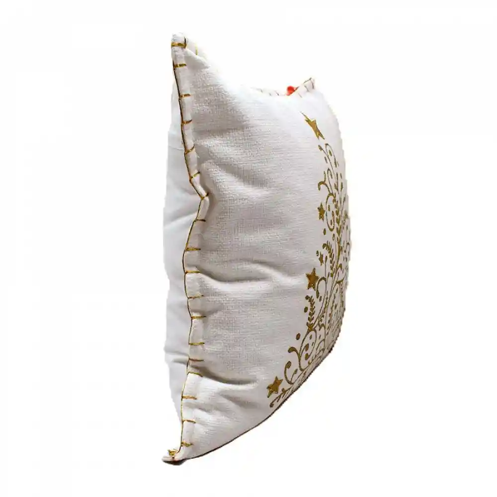 Cojin Expressions Arbol Navidad 45x45cm Blanco Algodon