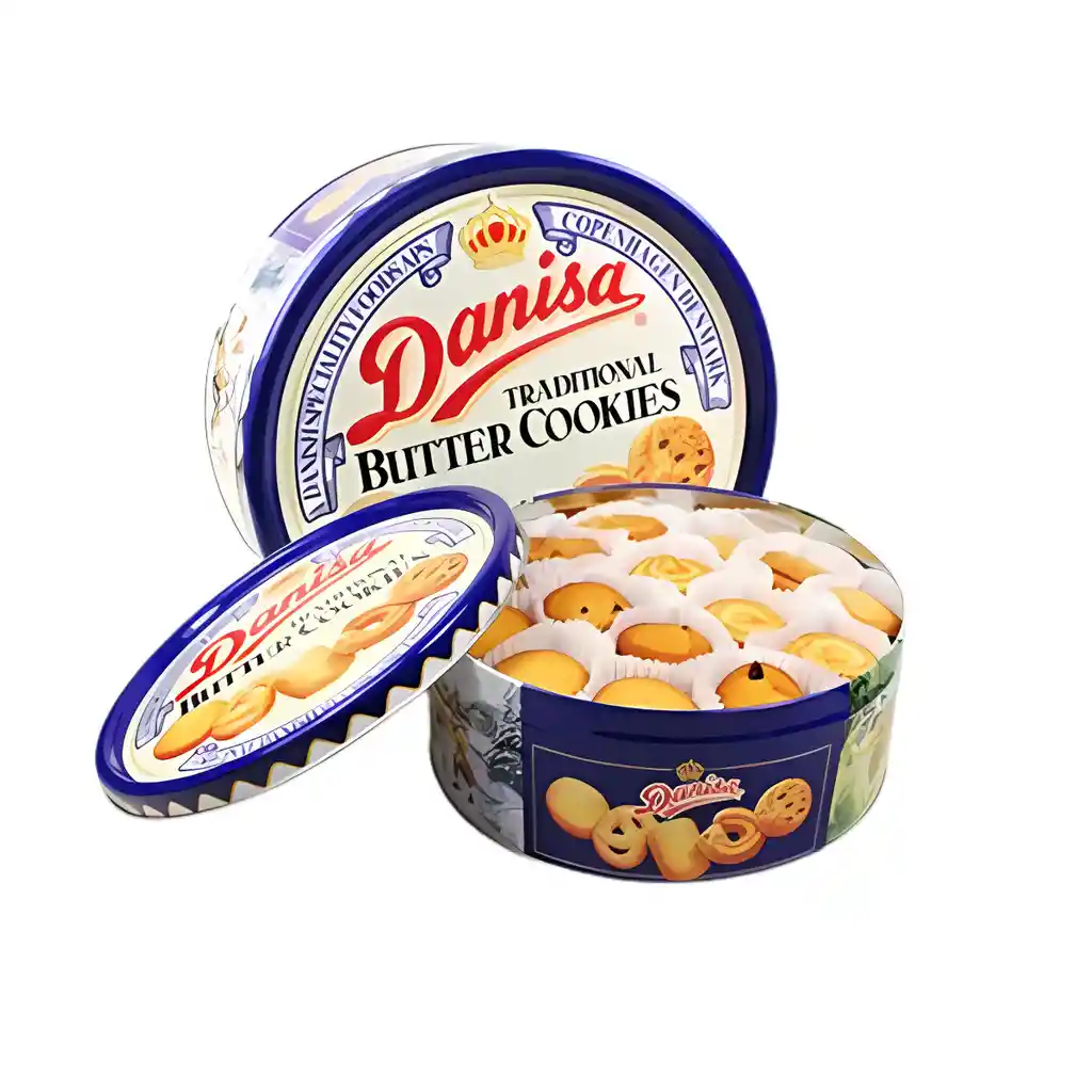 Caja De Galletas En Lata Danisa X200gr X18latas