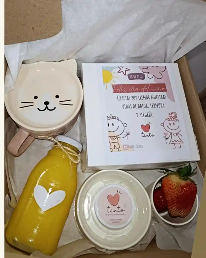 Caja Sorpresa Ancheta Desayuno Para Niños