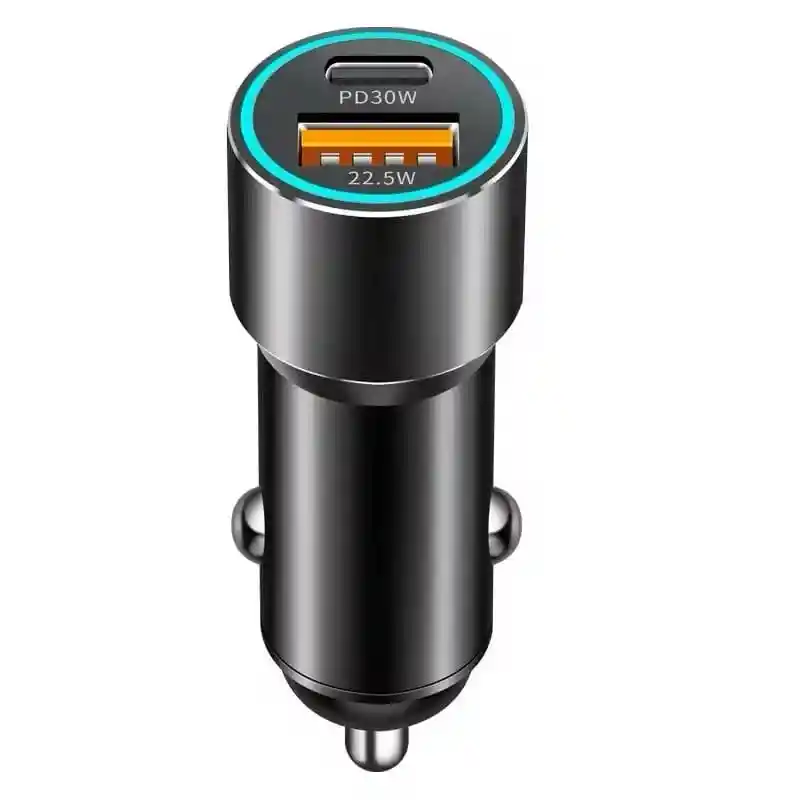 Cargador De Auto Para Carro Usb Tipo C