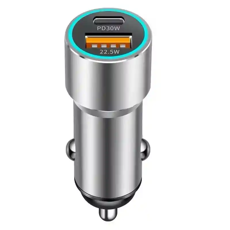 Cargador De Auto Para Carro Usb Tipo C