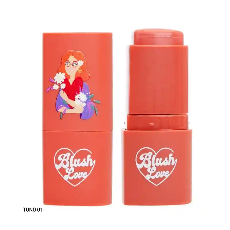 Rubor En Barra Trendy Blush Love Bl07 Tono 01