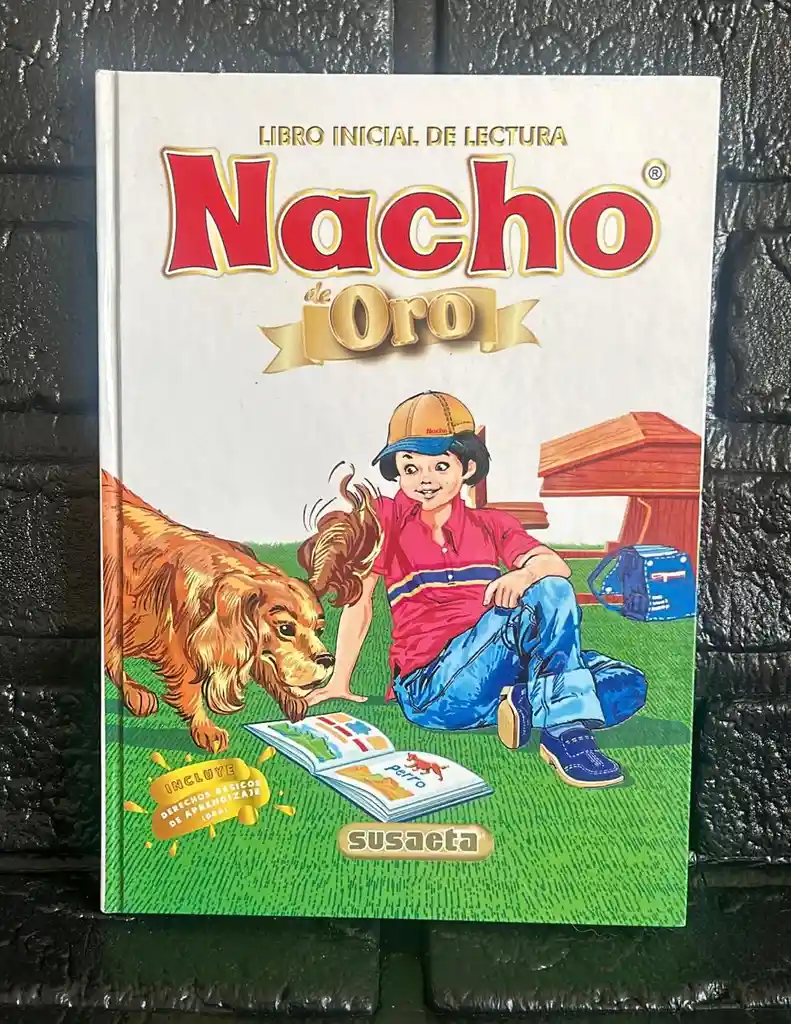 Libro Cartilla Nacho Lee Pasta Dura (( Nacho Oro ))