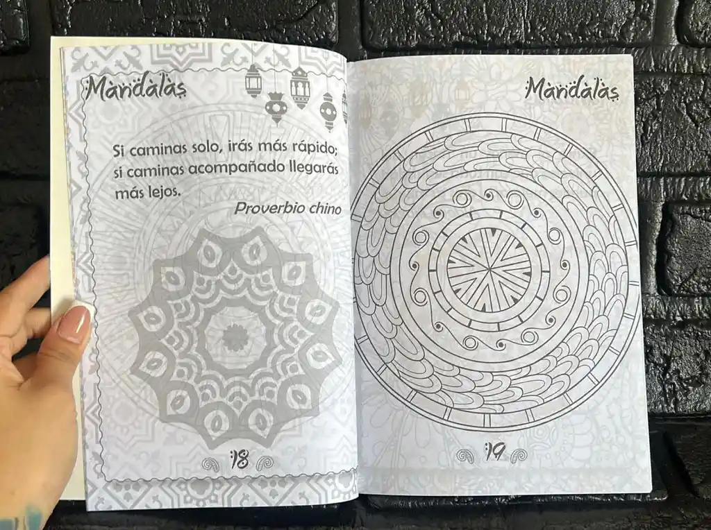 Libro Mandalas Pasta Sencilla 96 Paginas Pequeño