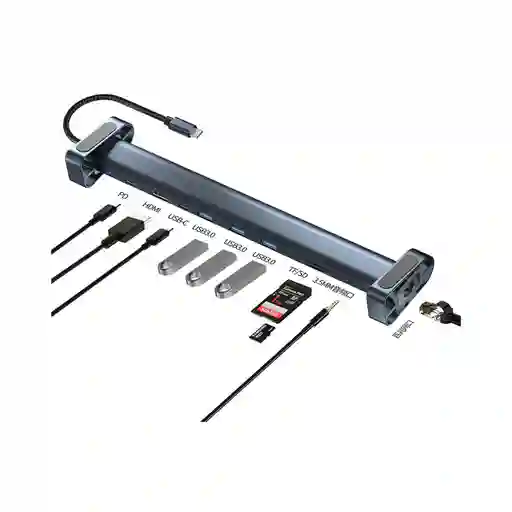 Hub 10 En 1 Tipo C - Base Portatíl