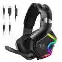 Diadema Auriculares Para Videojuegos Onikuma K10 Pro Luz Led