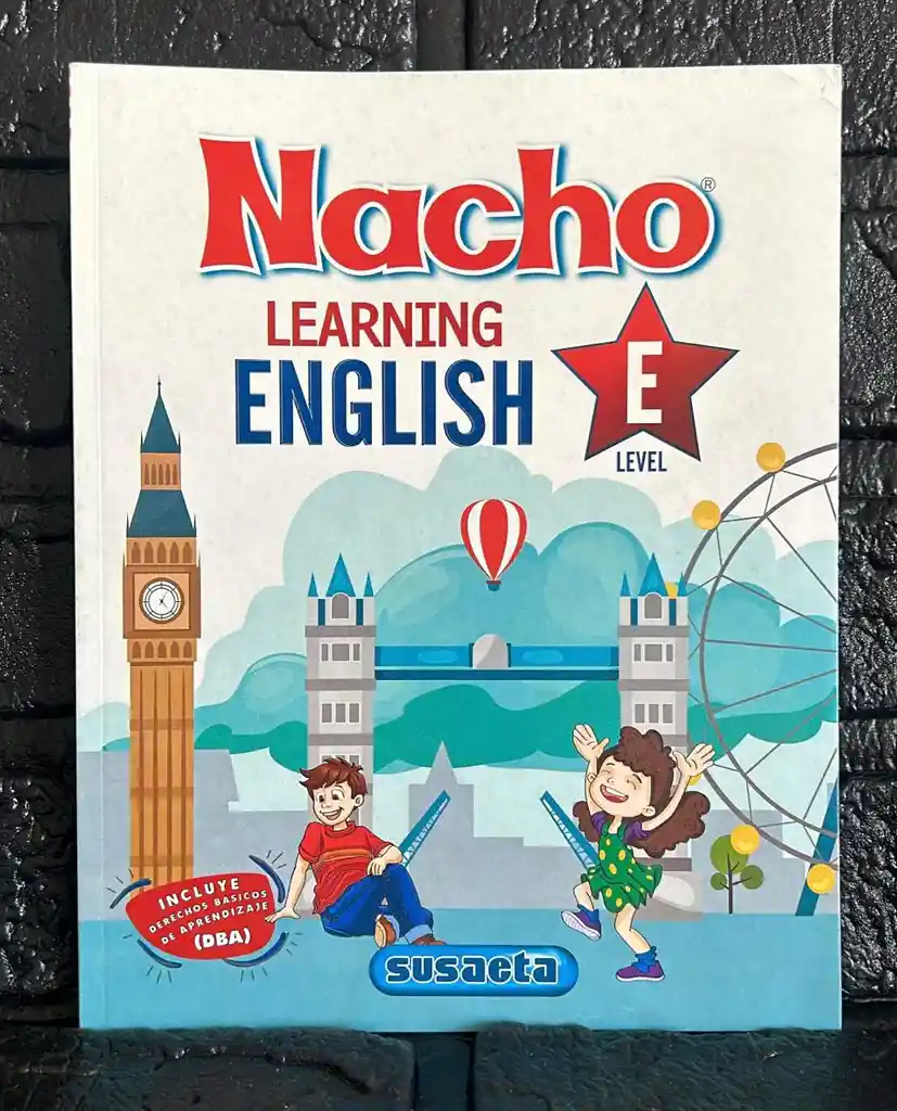 Libro Cartilla Nacho Ingles E