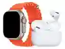 Combo Smartwatch 7 Manillas + Audifonos Bluetooth / I20 Ultra 3 Max Suit