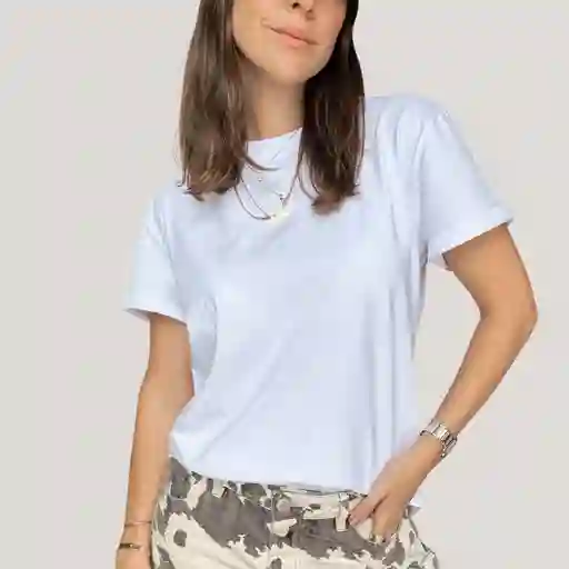 Camiseta Basica Mia Blanca L