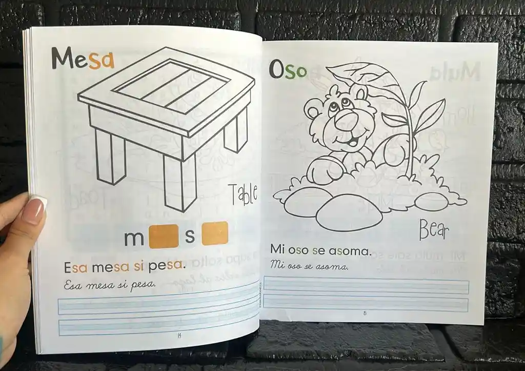 Libro Cartilla Nacho Aprende Lee Y Colorea