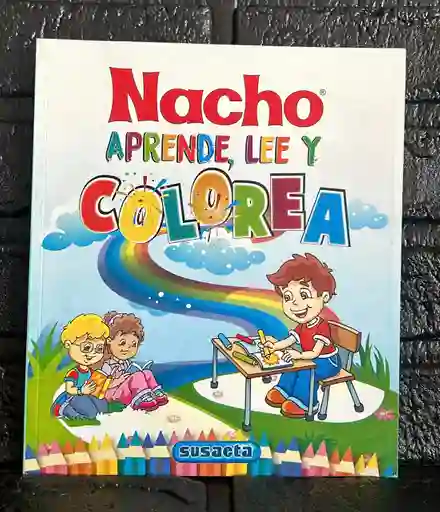 Libro Cartilla Nacho Aprende Lee Y Colorea