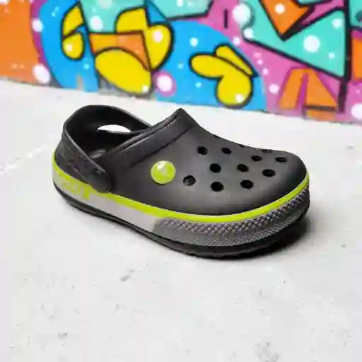 Zuecos Tipo Crocs Negro Talla 33