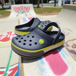 Zuecos Crocs Azul Talla 30