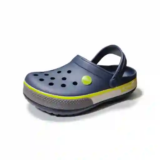 Zuecos Tipo Crocs Azul Talla 31