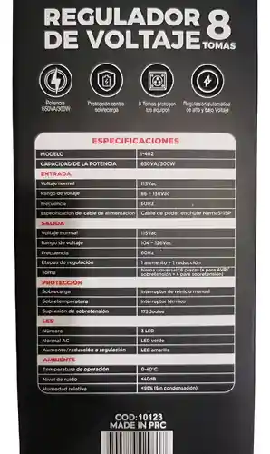 Regulador 8 Tomas Iconnex